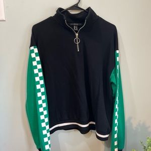 Retro Zip Up SweatShirt Hoodie